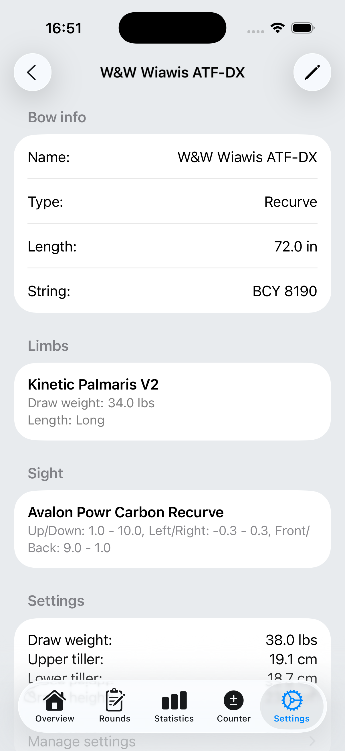 ArrowNotes Bow Details